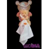 BABY NAT' ours bonbon orange et son mouchoir