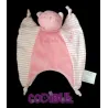 TOUT COMPTE FAIT doudou plat chat rose rayé mon doudou