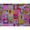 COUPON DE TISSU coton * JEUX ENFANTS * 143 x 147 cm