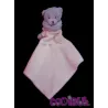 BABY NAT' ours mauve et son mouchoir