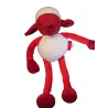 doudou MOUTON rouge beige MARESE