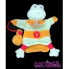 DOUDOU ET COMPAGNIE Doudou plat marionnette grenouille verte et son canard