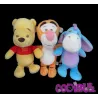 NICOTOY DISNEY lot de 3 doudous Winnie bourriquet et tigrou