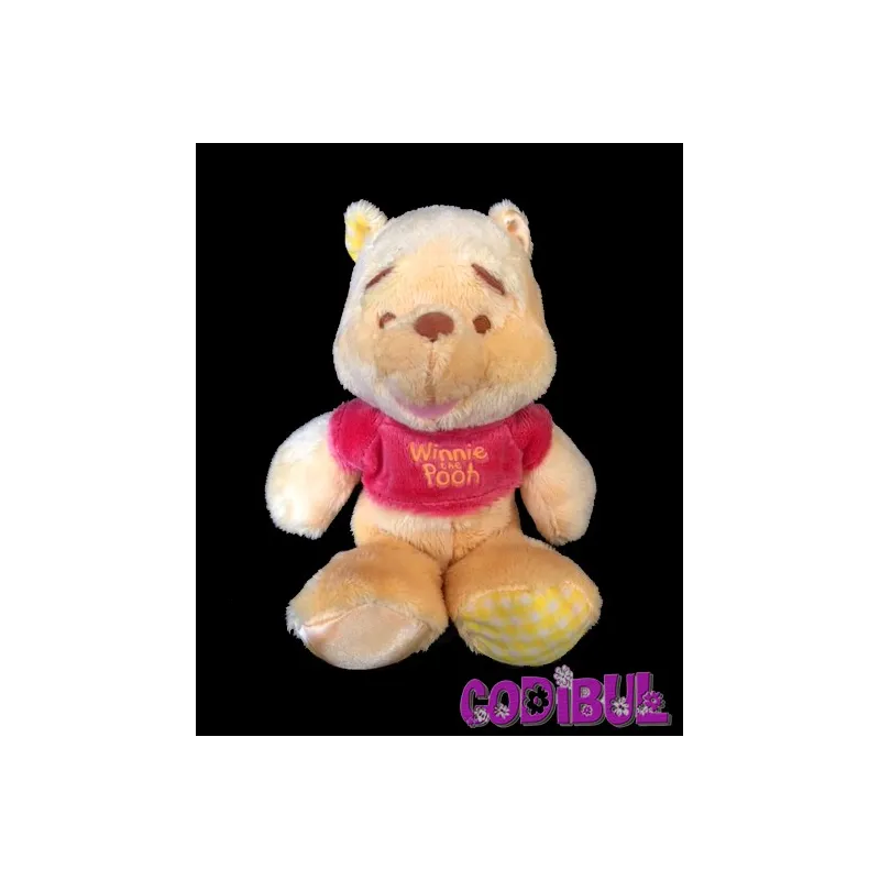 NICOTOY DISNEY DOUDOU WINNIE L'OURSON PULL ROUGE