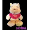NICOTOY DISNEY DOUDOU WINNIE L'OURSON PULL ROUGE