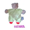 NOUKIE'S Doudou plat chat tidoo fidji vert anis