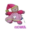 KALOO Doudou ours boule rose coeur miroir collection POP