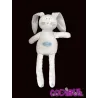 PETIT BATEAU DOUDOU LAPIN bleu ciel rayé milleraies