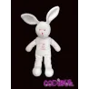 PETIT BATEAU doudou lapin velours blanc mon plus beau rêve