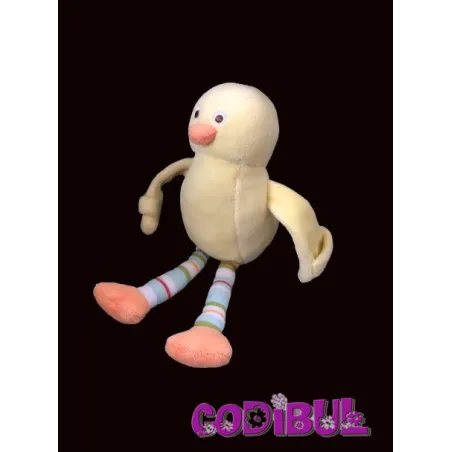 SUCRE D'ORGE doudou poussin jaune