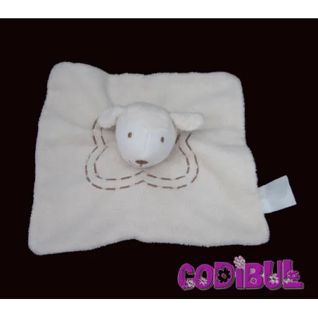 BABYLOVE DM doudou mouton beige bandana