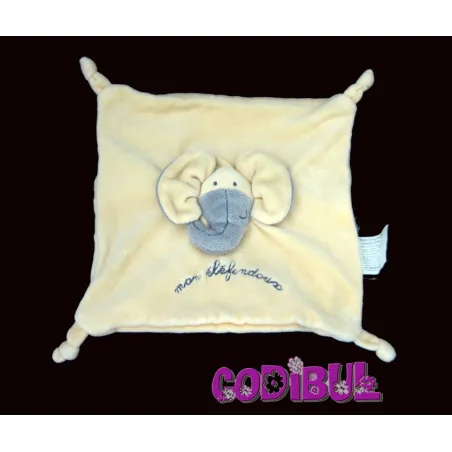 TOUT COMPTE FAIT doudou plat éléphant mon éléfandoux