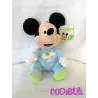 DISNEY NICOTOY doudou bébé mickey bleu nuages soleil