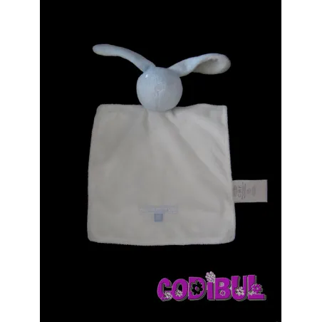 TIMBERLAND Doudou plat lapin blanc bleu
