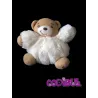 KALOO Doudou ours blanc fourrure