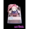 QUE DU BONHEUR doudou ours lilas boulidou