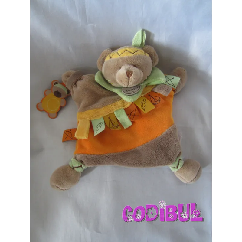 DOUDOU ET COMPAGNIE Marionnette ours kilian l'indien