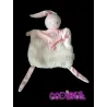 COROLLE Doudou marionnette lutin rose coeur cosmidoudou