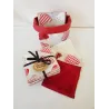 18 lingettes lavables + panière * coton - bambou *