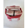 18 lingettes lavables + panière * coton - bambou *