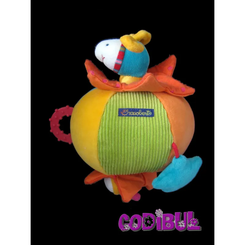 MOULIN ROTY Doudou balle d'activités Dragobert