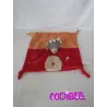 KIABI JOGYSTAR doudou plat léon le hérisson rouge orange
