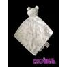 LA REDOUTE cocoon doudou plat ours blanc gris