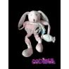 BABY NAT' Doudou pantin Lapin rose collection layette