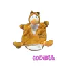 Doudou et compagnie poussin plat marionnette déguisé en renard