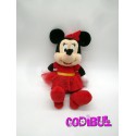 Doudou Peluche MINNIE Disneyland robe rouge