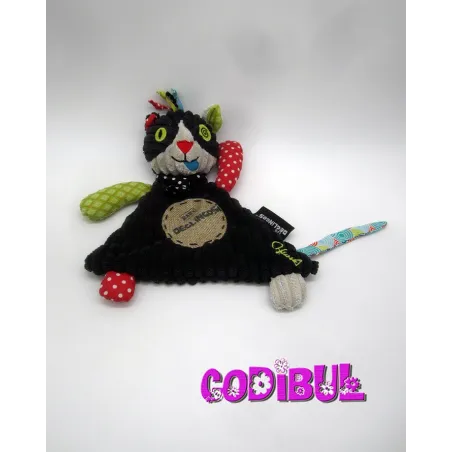 LES DEGLINGOS doudou baby deglingos chat noir Charlos