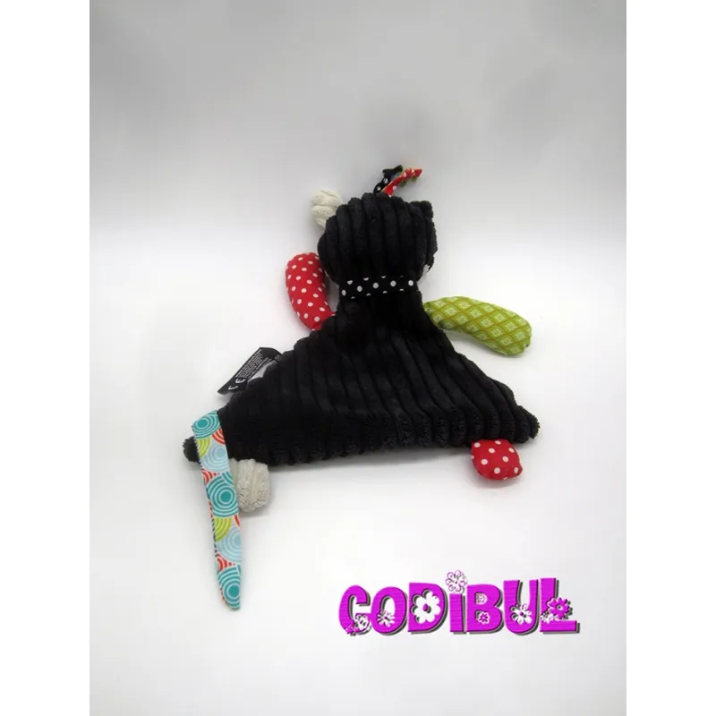 LES DEGLINGOS doudou baby deglingos chat noir Charlos