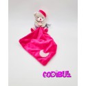 BABY NAT' Doudou chat rose luminescent