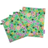 Sac à lingettes imperméable farandole de fleurs