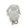 KIABI Simba doudou musical lapin blanc étoiles grises