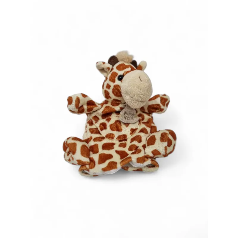 HISTOIRE D'OURS Doudou marionnette girafe