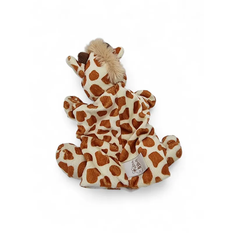 HISTOIRE D'OURS Doudou marionnette girafe