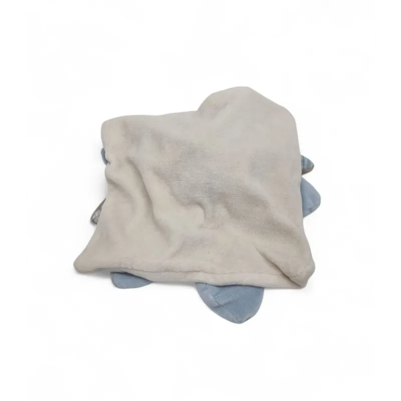 DOUDOU ET COMPAGNIE lapin plat bleu Célestin