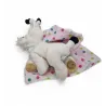 Parc Astérix doudou chien Idéfix avec couverture rose
