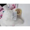 Parc Astérix doudou chien Idéfix avec couverture rose
