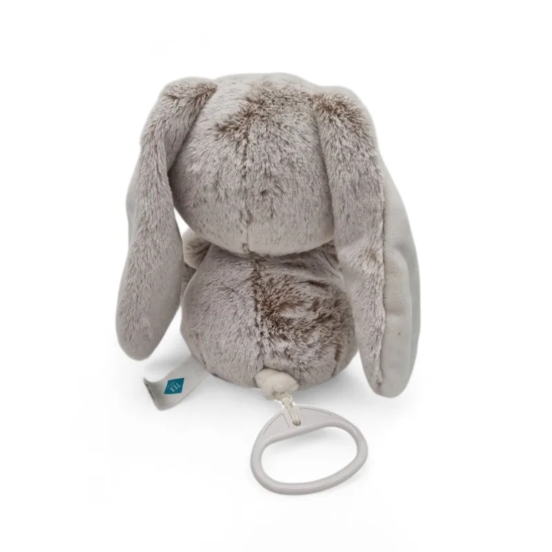 TEX BABY Doudou musical lapin gris mon doudou