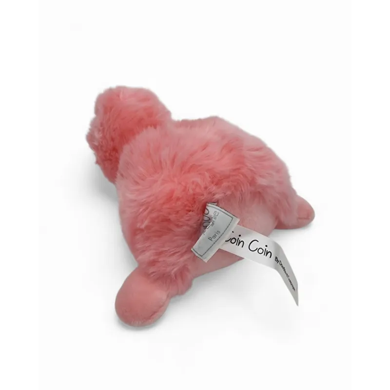 DOUDOU ET COMPAGNIE peluche Canard rose coin coin