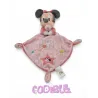 DISNEY BABY Doudou Minnie rose avec mouchoir étoile planètes