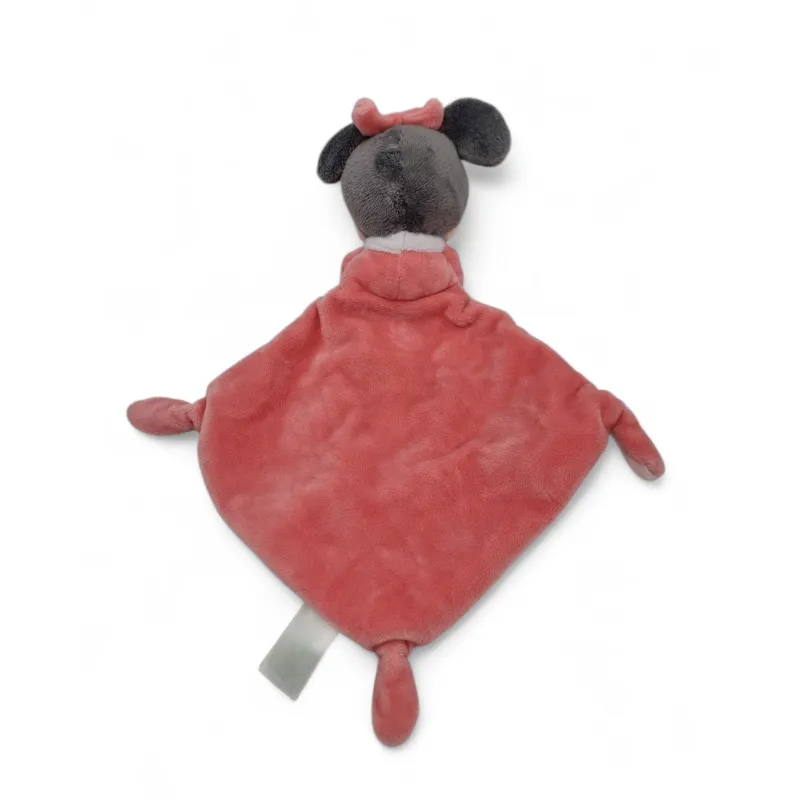 DISNEY BABY Doudou Minnie rose avec mouchoir étoile planètes