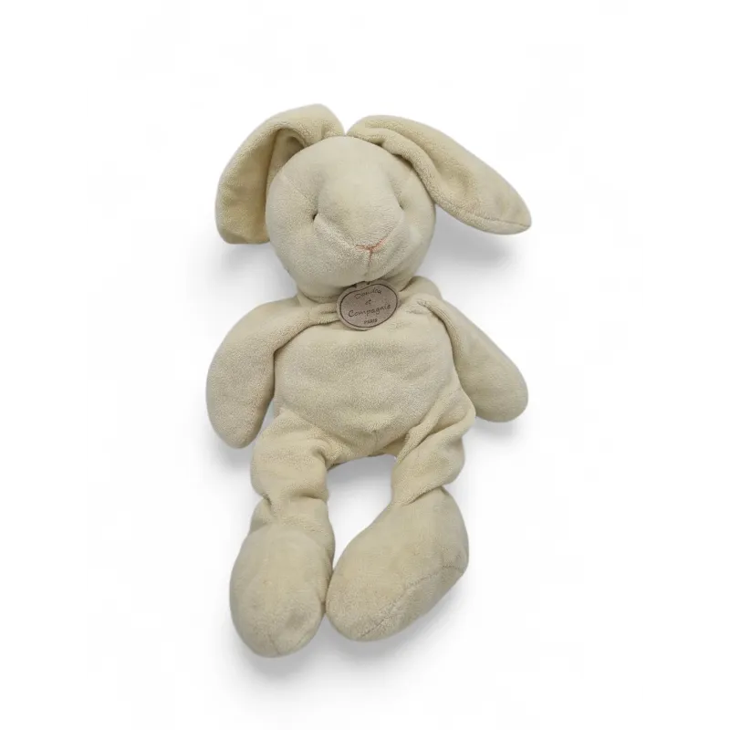 DOUDOU ET COMPAGNIE grand lapin beige