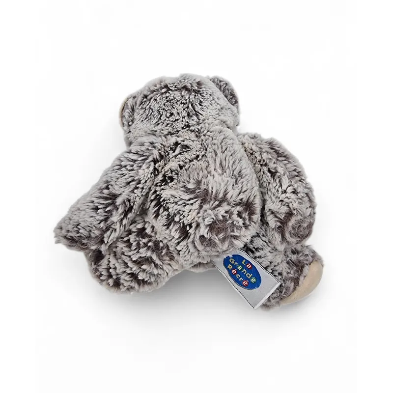 La grande récré doudou peluche ours beige marron