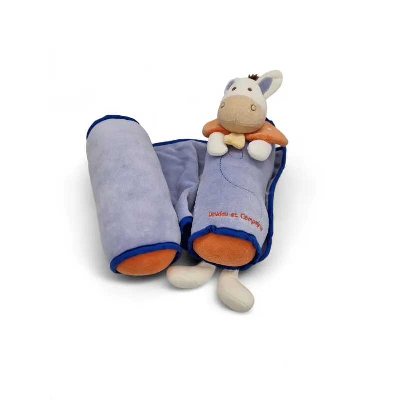 DOUDOU ET COMPAGNIE doudou cale bébé âne Justin
