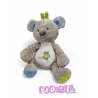 Doudou BEBISOL koala gris bleu vert Arthur et Lola