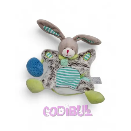 DOUDOU ET COMPAGNIE lapin marionnette Lovely Pistache