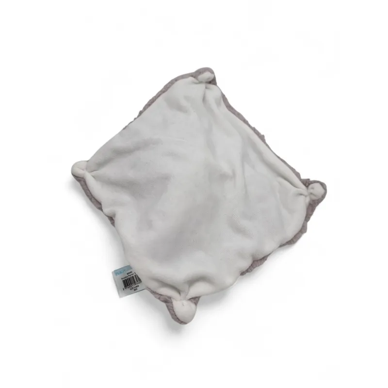 BABY NAT' Doudou plat ours gris Pap ours